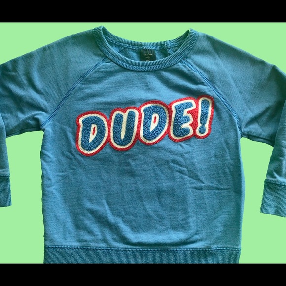 Vintage kids “Dude” sweater - Picture 2 of 2
